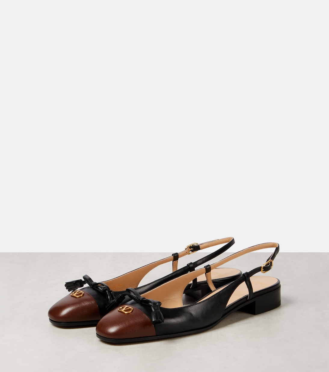 Ballerines slingback Valet Du Roi en cuir | Valentino Garavani