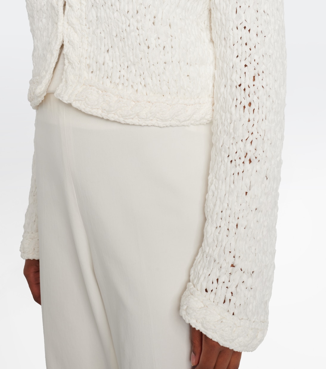Genevieve open-knit cardigan | Khaite