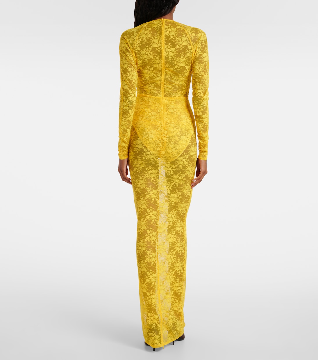 Lace sheer gown | Alex Perry
