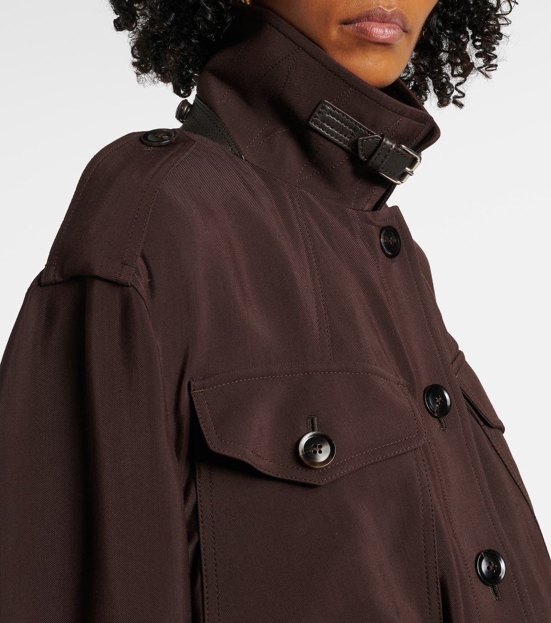Feldjacke mit Leder | Tom Ford