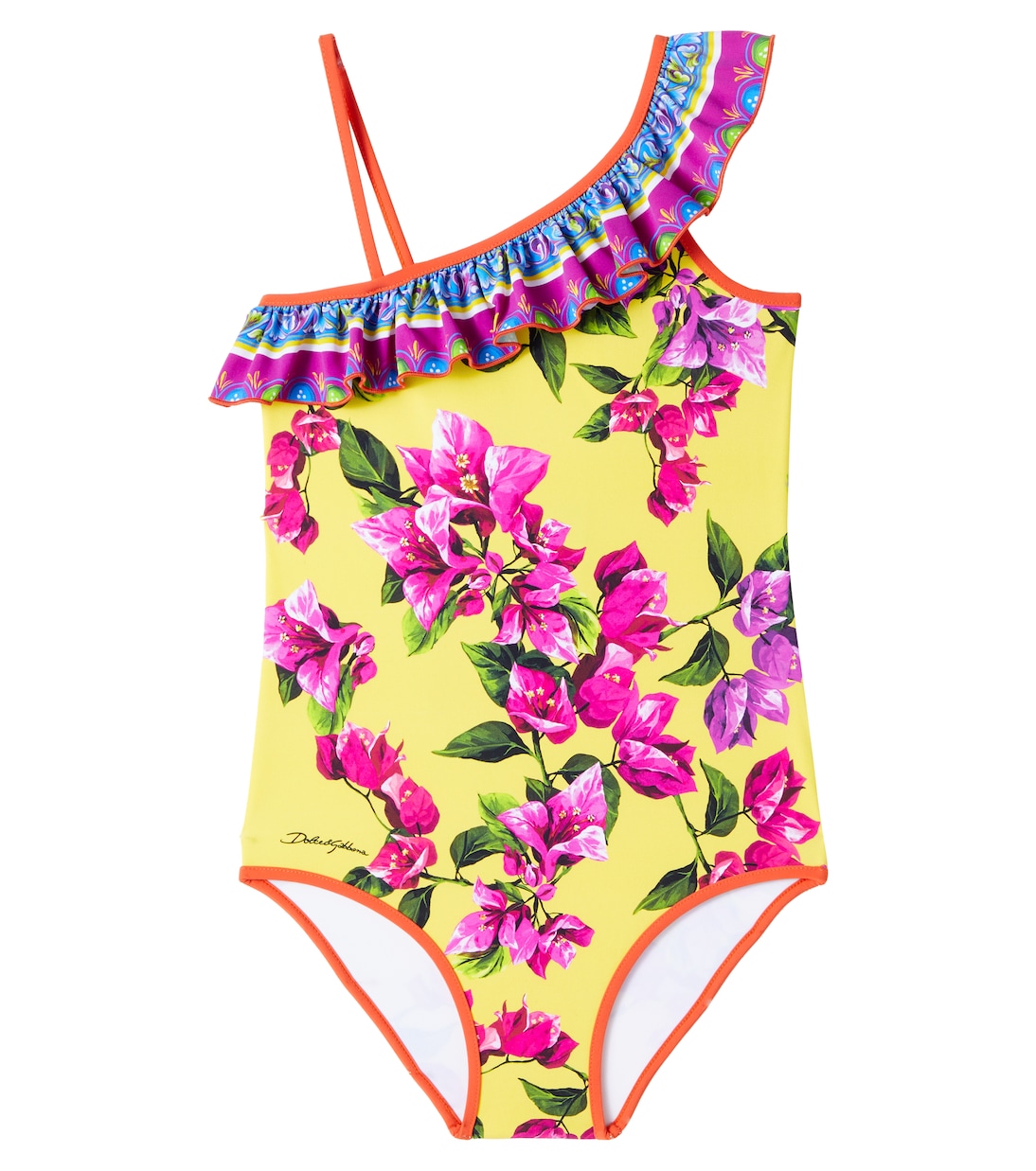 Costume intero Taormina con stampa floreale | Dolce&Gabbana Kids