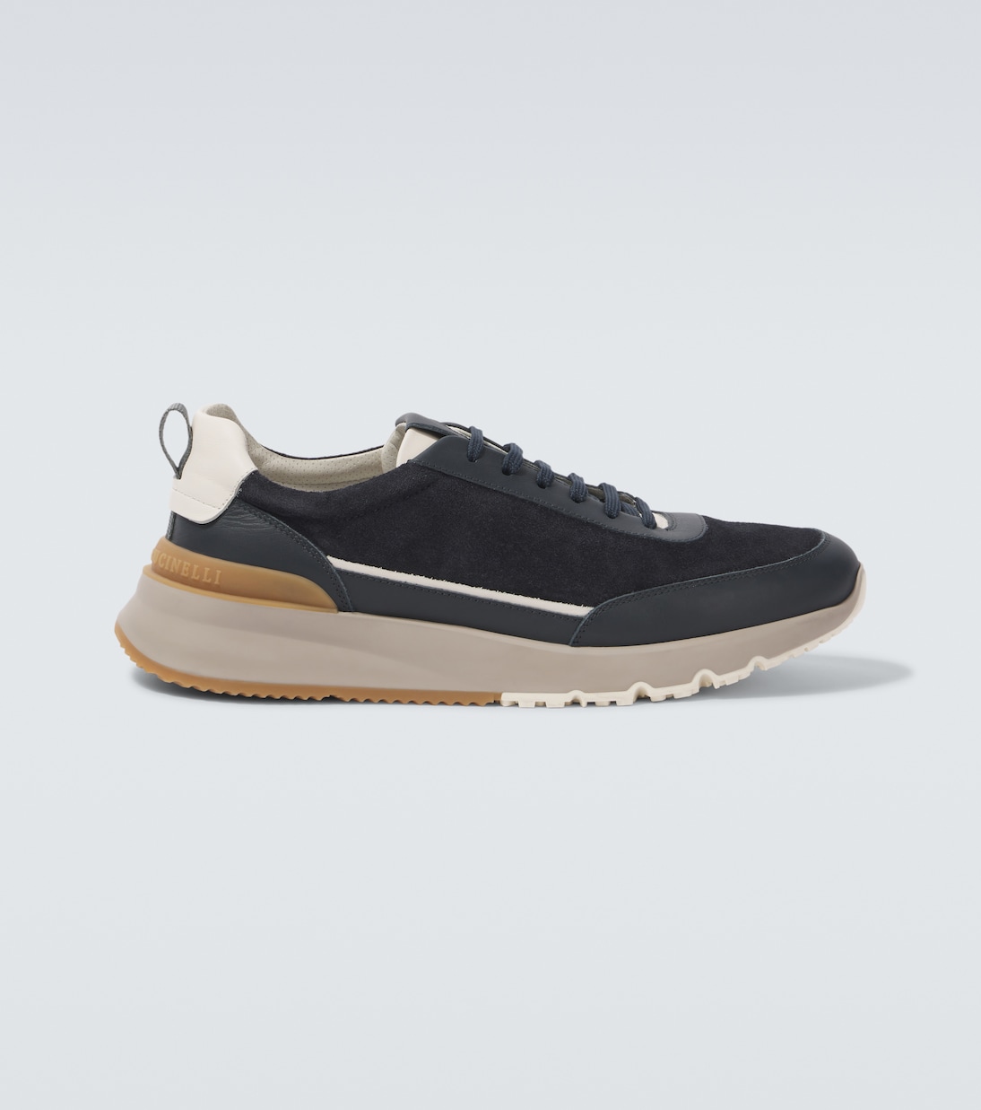 Baskets en daim et cuir | Brunello Cucinelli