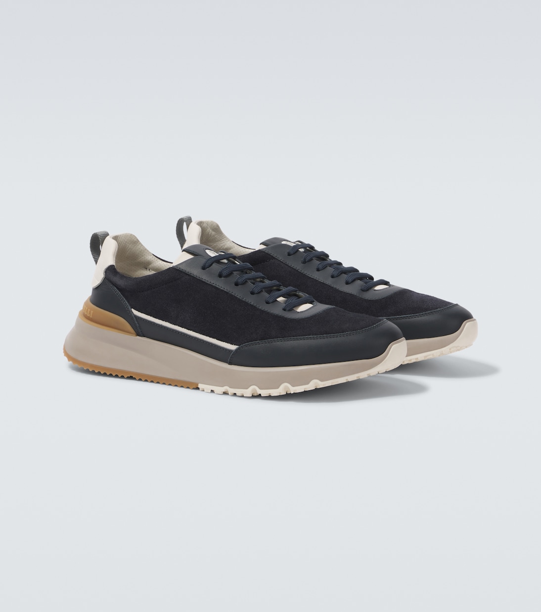 Baskets en daim et cuir | Brunello Cucinelli