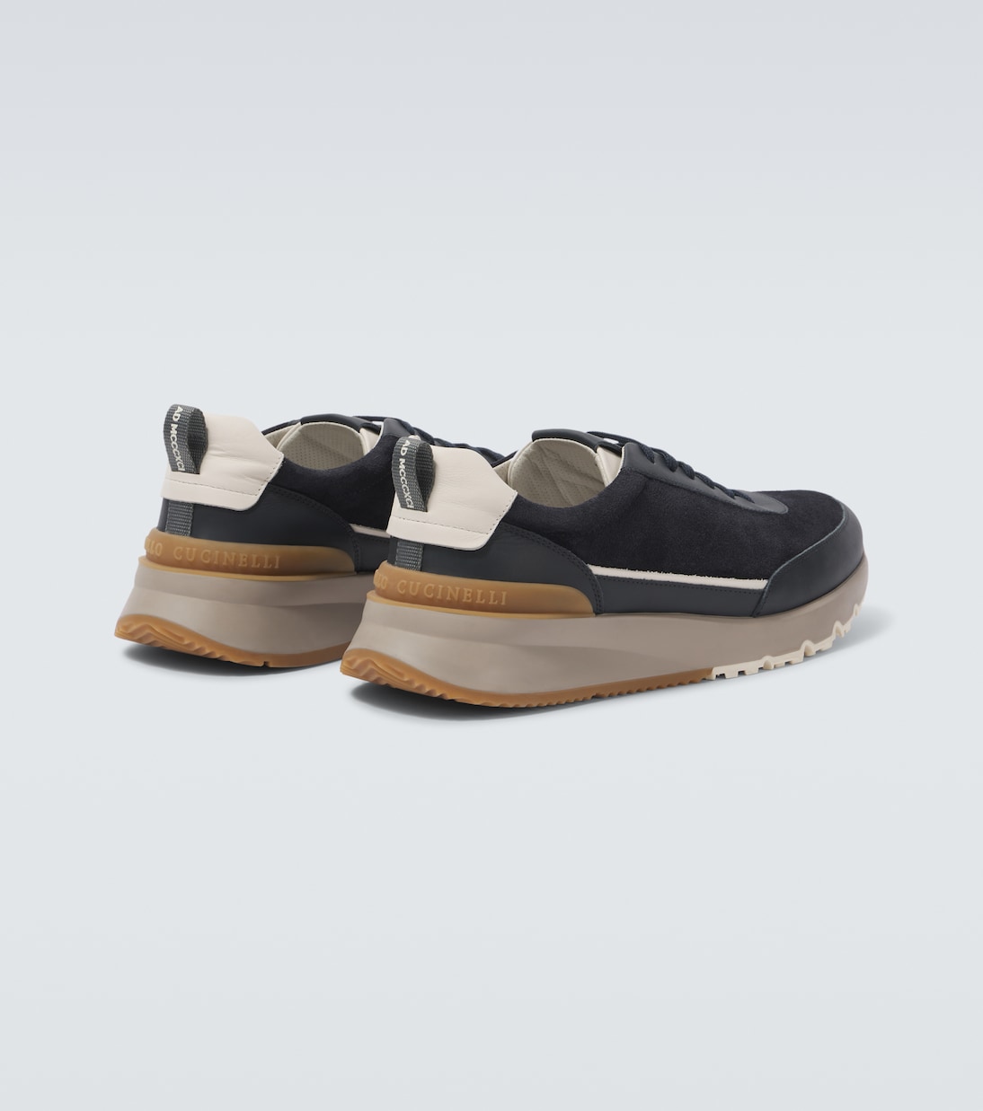 Baskets en daim et cuir | Brunello Cucinelli