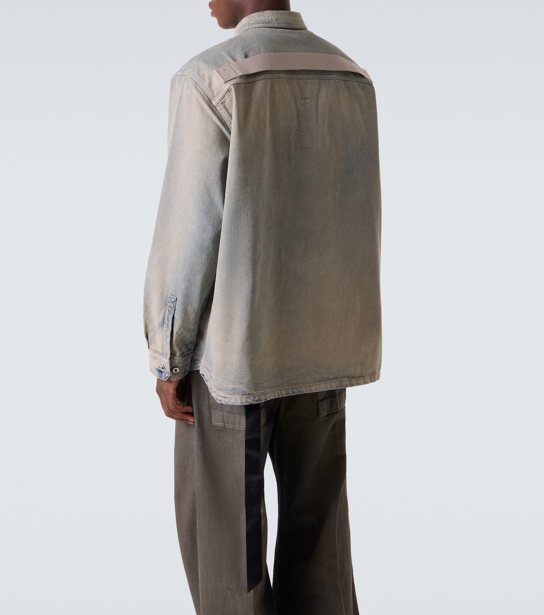 Faded denim shirt | Rick Owens