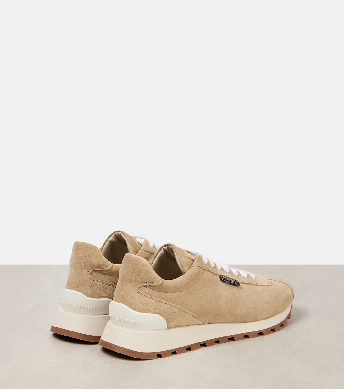 Monili suede sneakers | Brunello Cucinelli