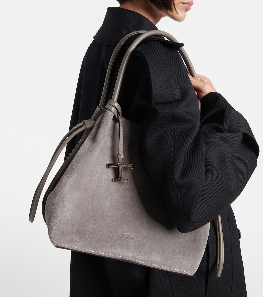 Bucket-Bag Buz Medium aus Veloursleder | Tod's