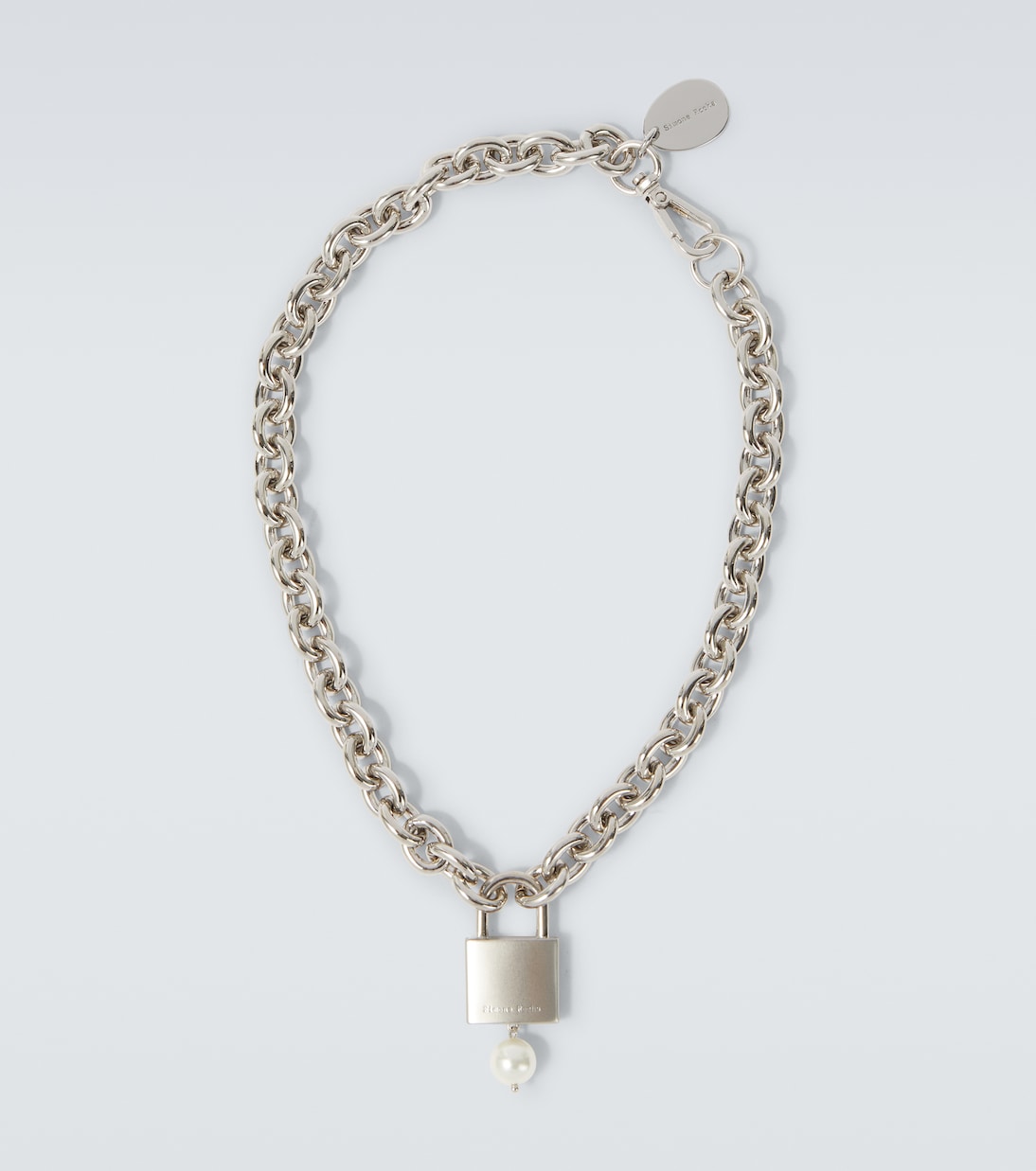 Faux pearl-embellished chain necklace | Simone Rocha