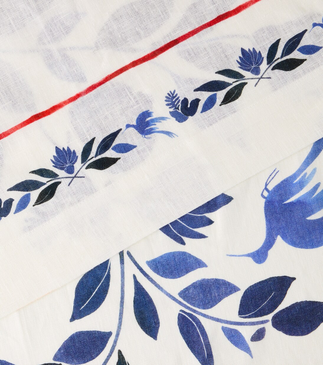 Medium floral linen tablecloth | La DoubleJ