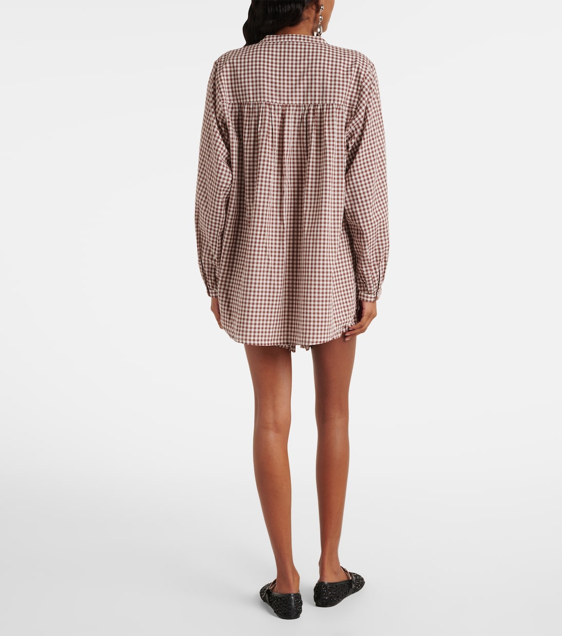 Mira gingham cotton shirt | Posse