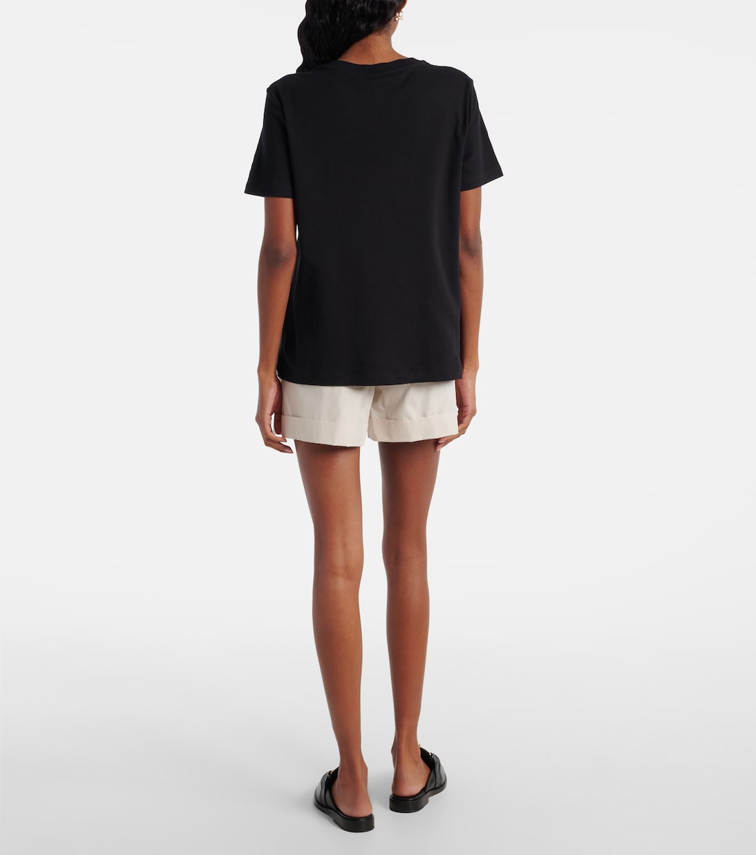 Madera embroidered cotton jersey T-shirt | 'S Max Mara