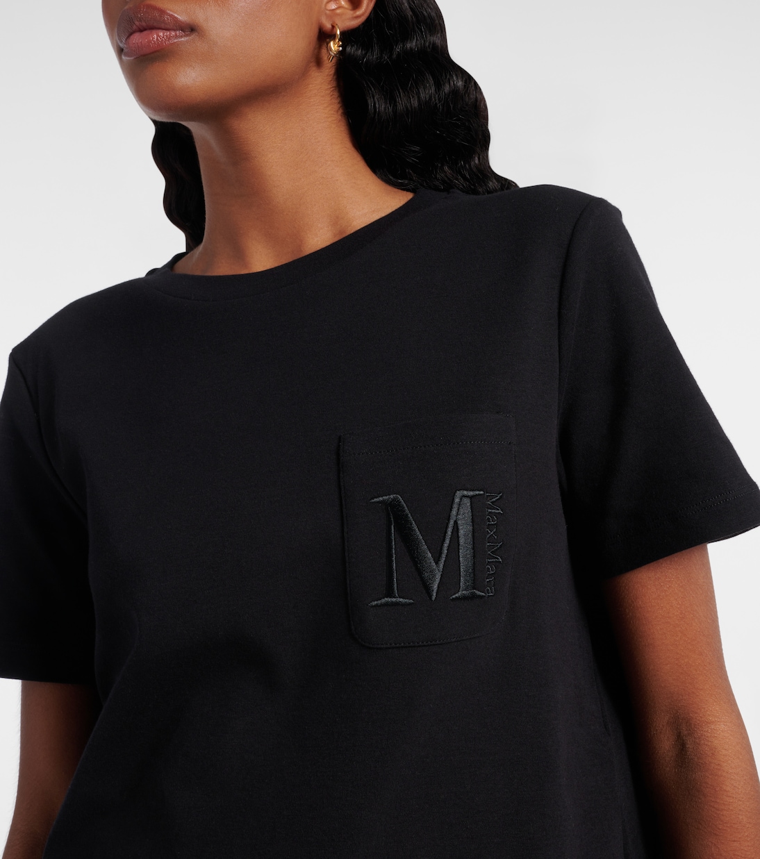 Madera embroidered cotton jersey T-shirt | 'S Max Mara