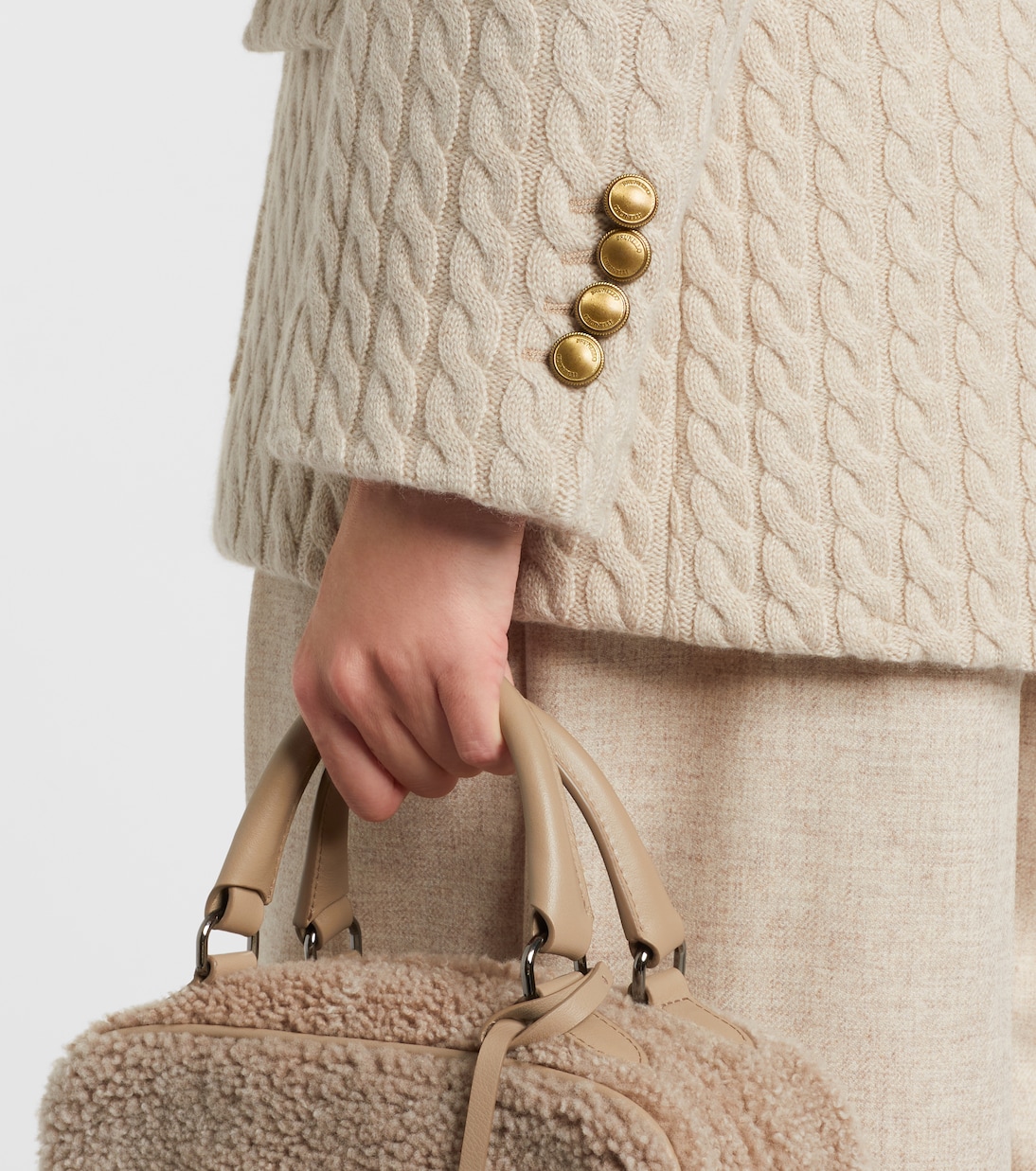 Monili cable-knit cashmere blazer | Brunello Cucinelli