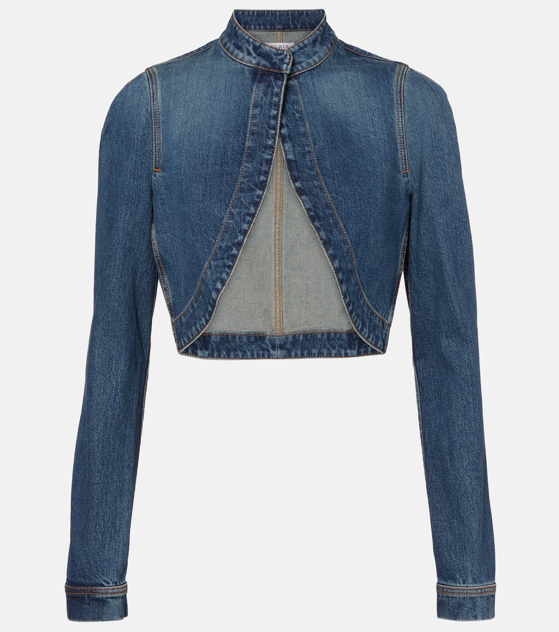Cropped denim jacket | Alaïa