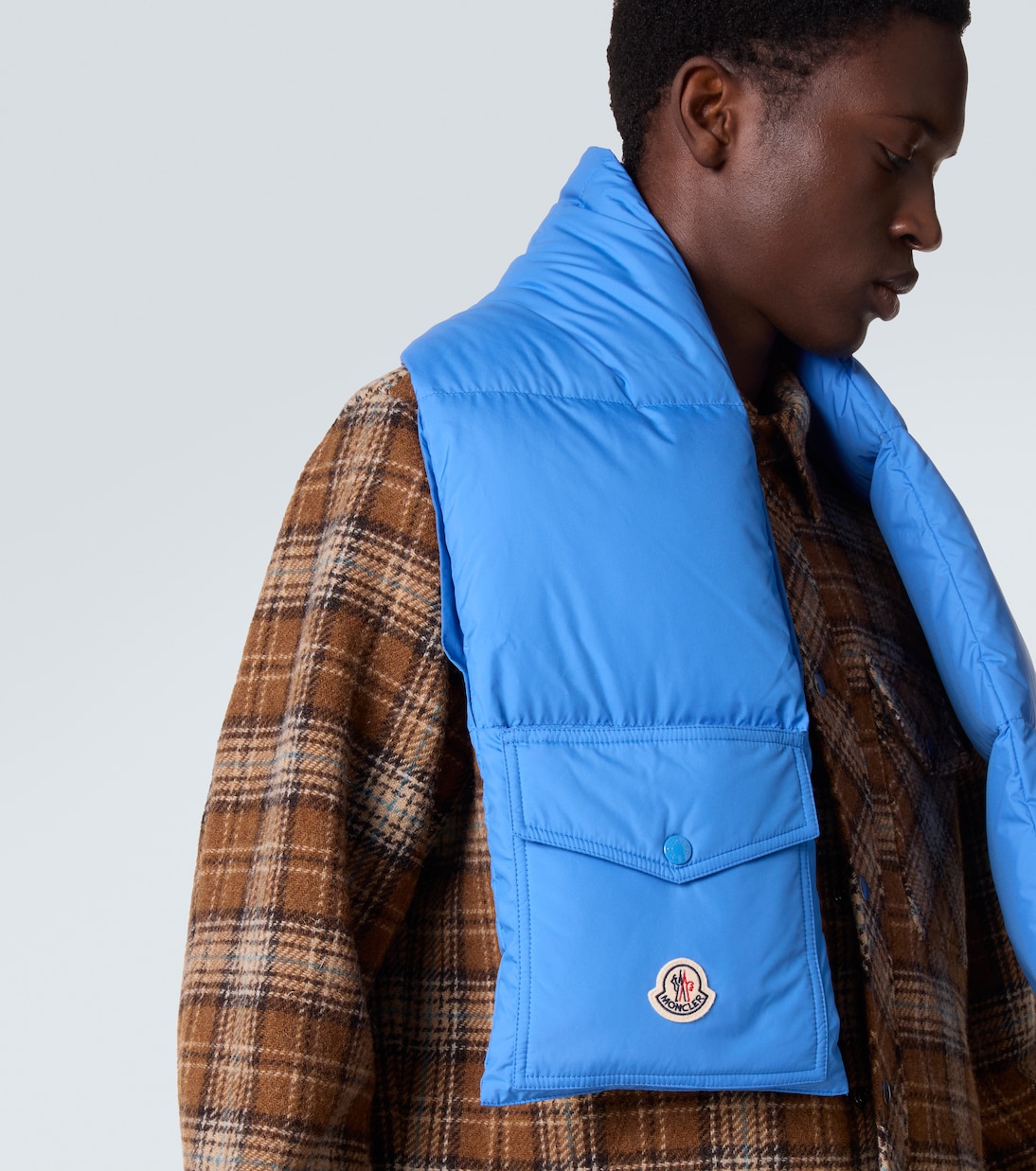 Down-paneled scarf | Moncler