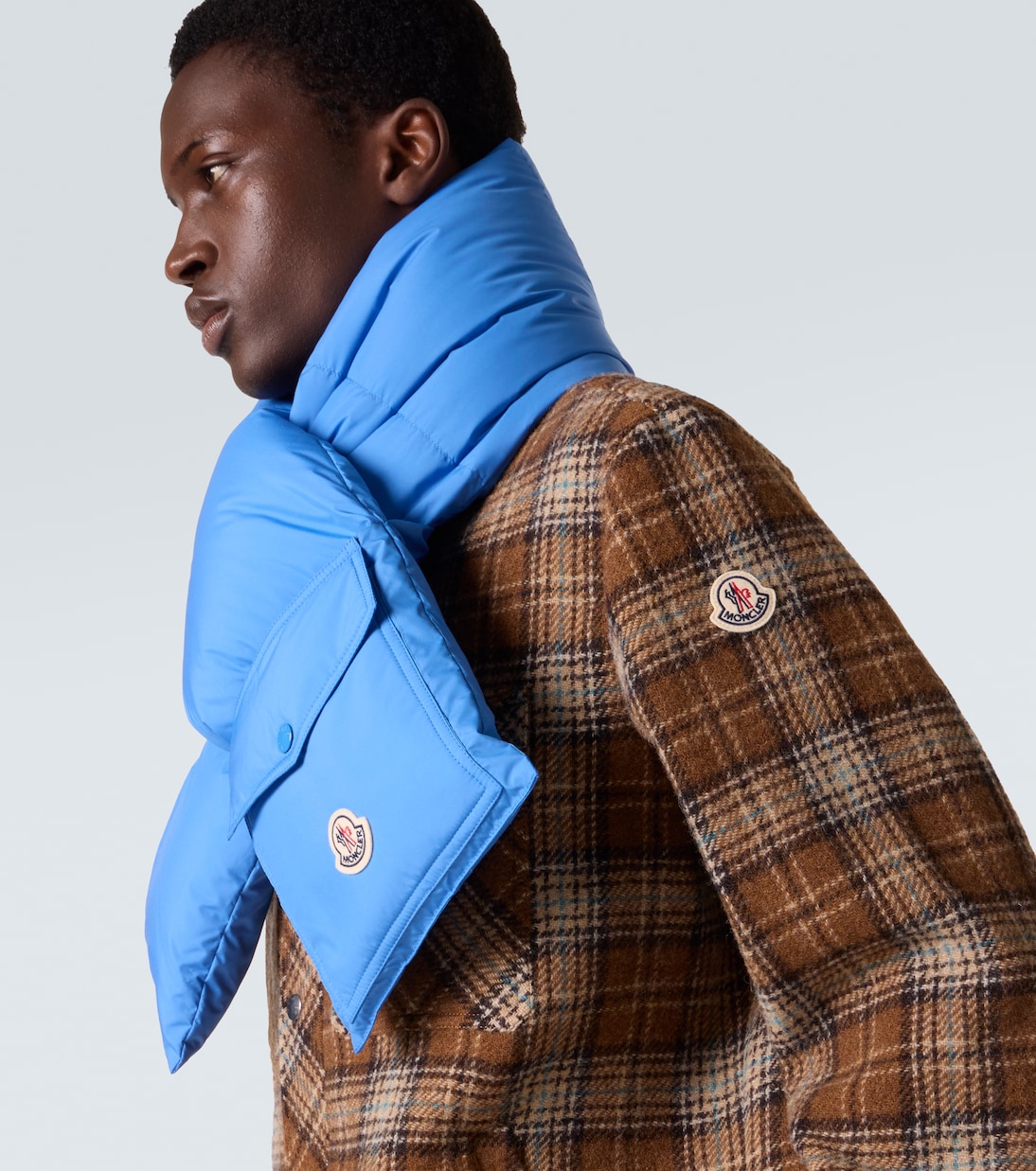 Down-paneled scarf | Moncler