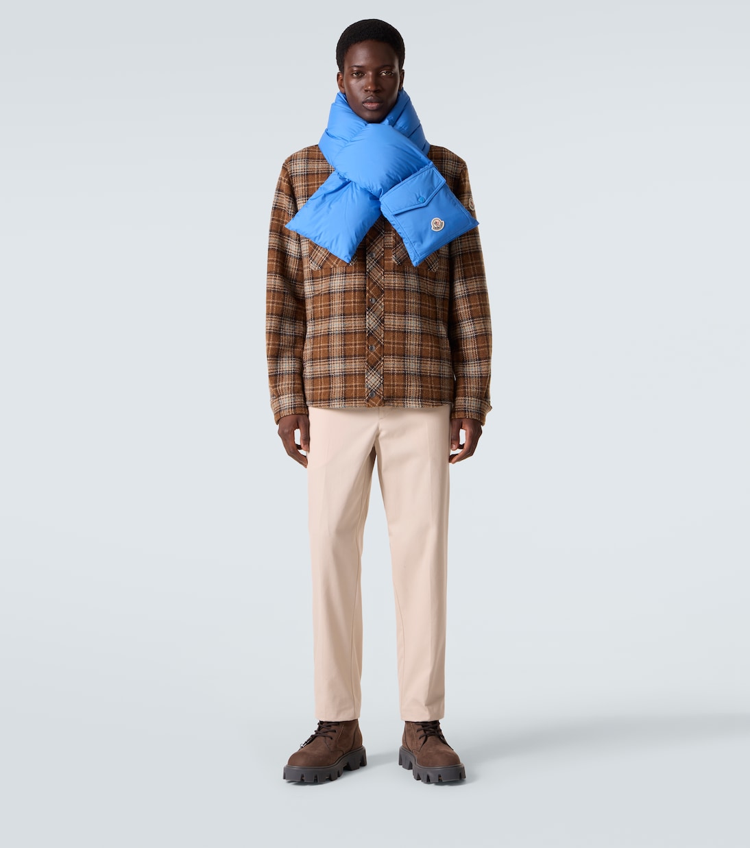 Down-paneled scarf | Moncler