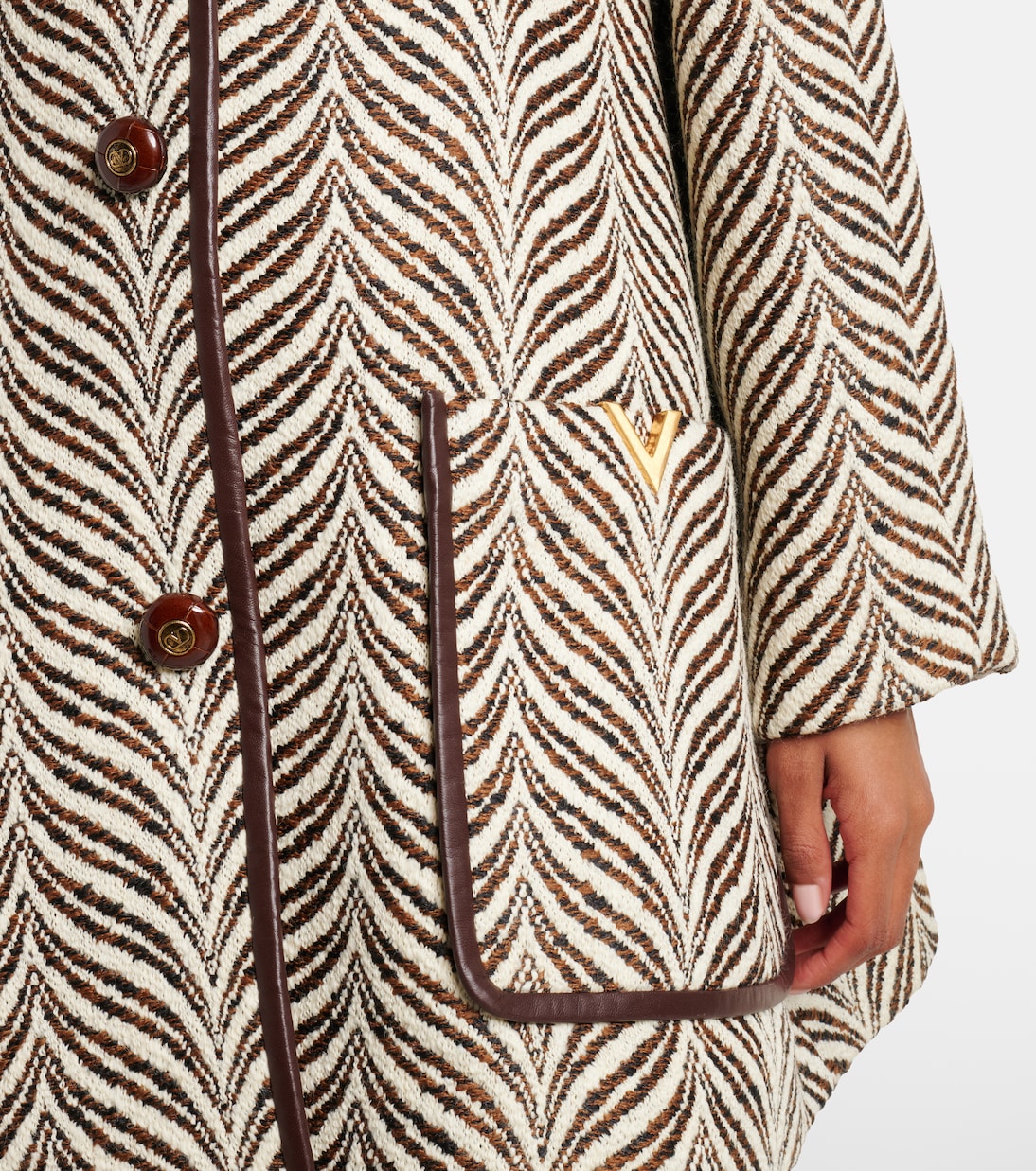 Cappotto VGold in lana e cashmere | Valentino
