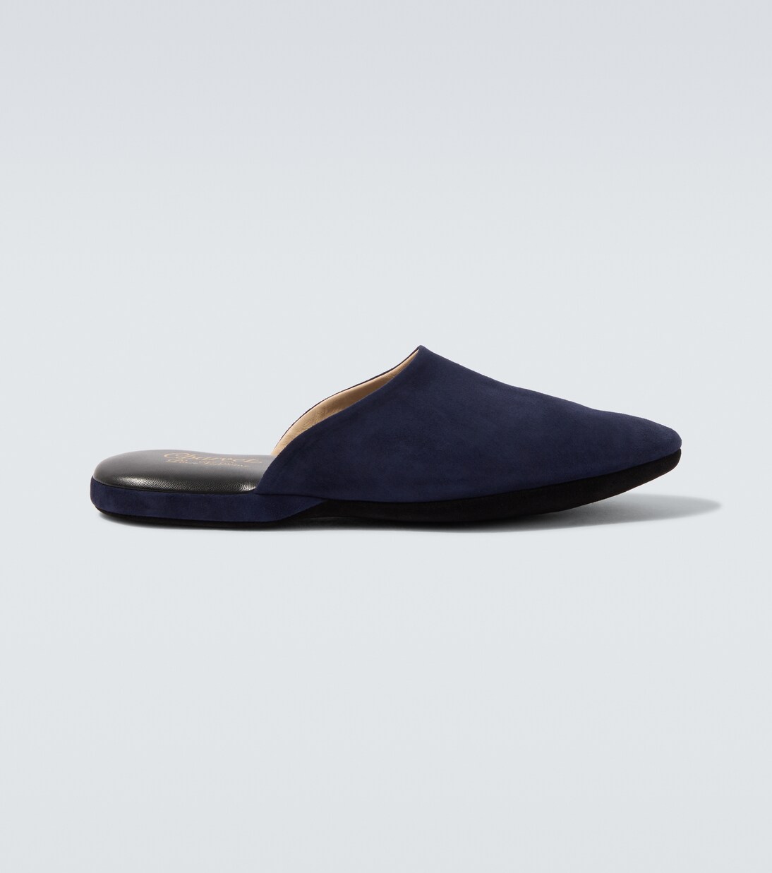 Leather-lined suede slippers | Charvet