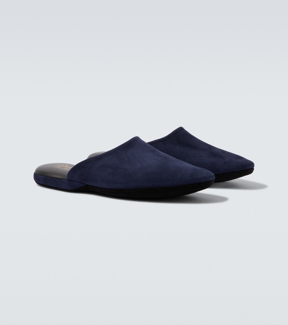 Leather-lined suede slippers | Charvet