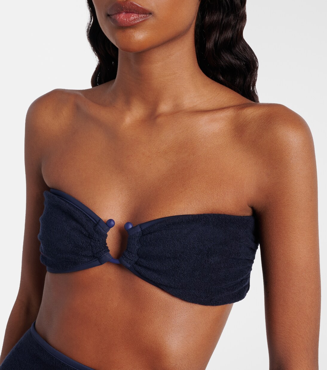 Seawaters bandeau bikini top | Johanna Ortiz