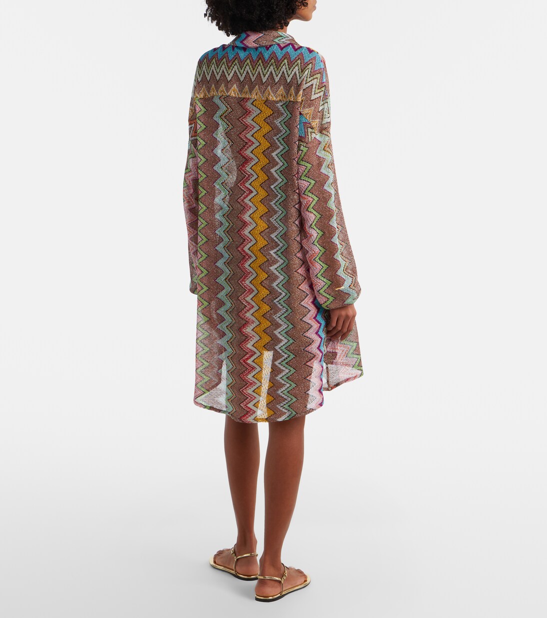 Zig Zag lamé shirt | Missoni