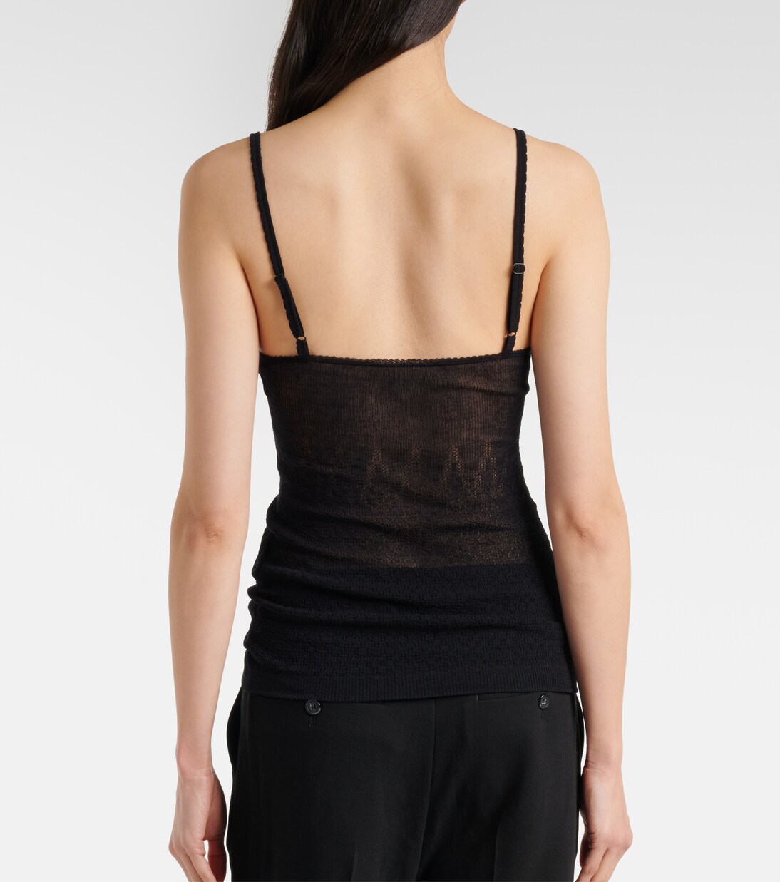 Knitted cotton-blend camisole | Victoria Beckham