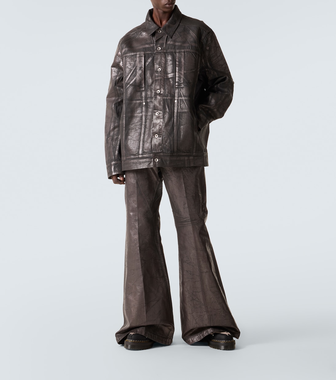 x Dr. Martens leather lace-up boots | Rick Owens