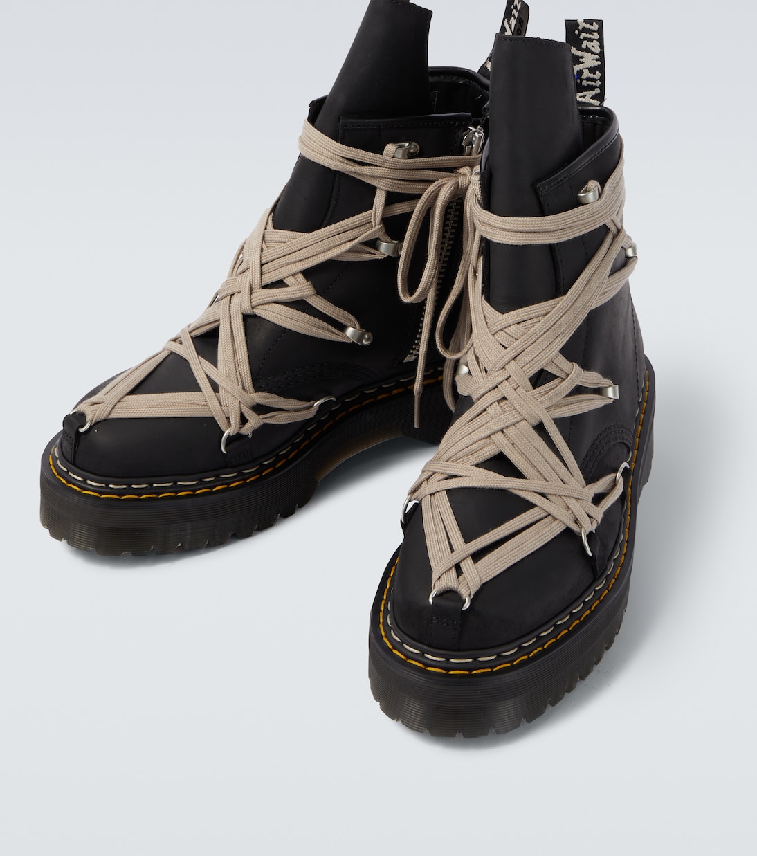 x Dr. Martens leather lace-up boots | Rick Owens