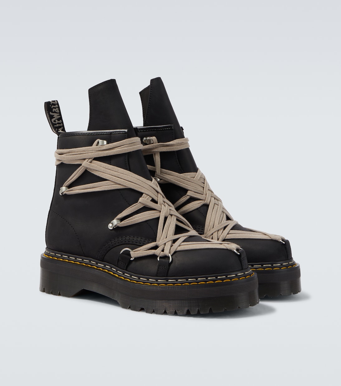 x Dr. Martens leather lace-up boots | Rick Owens