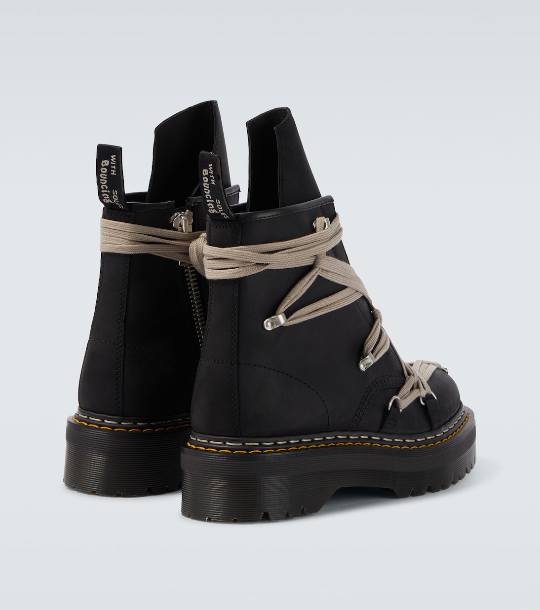 x Dr. Martens leather lace-up boots | Rick Owens