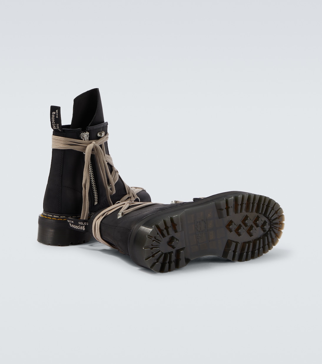 x Dr. Martens leather lace-up boots | Rick Owens