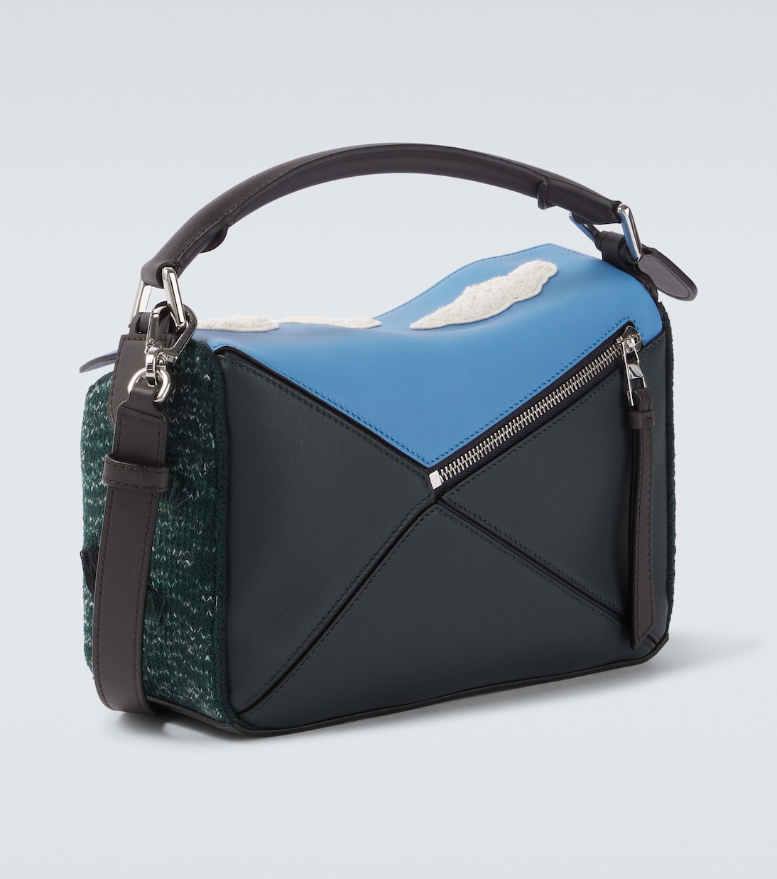 x Louis Wain Futurist Cat Puzzle tote bag | Loewe