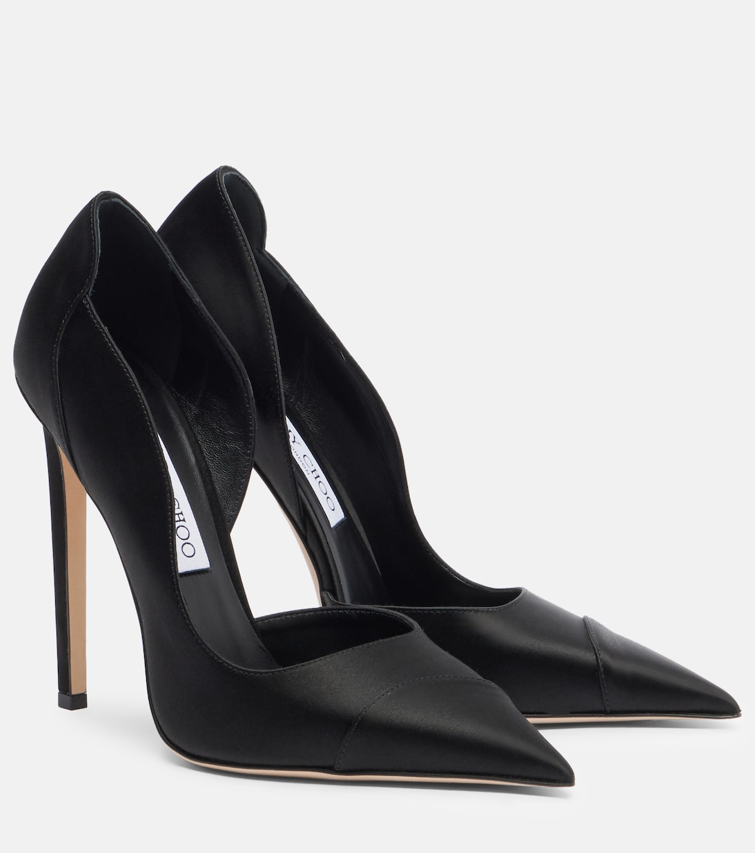 Brigitte 120 satin pumps | Jimmy Choo