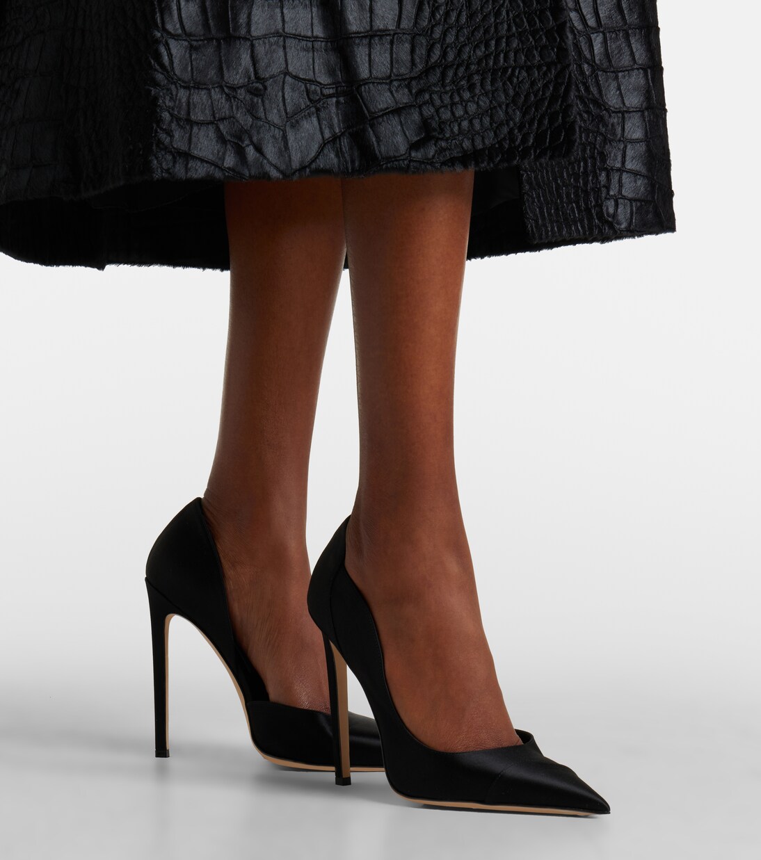 Brigitte 120 satin pumps | Jimmy Choo