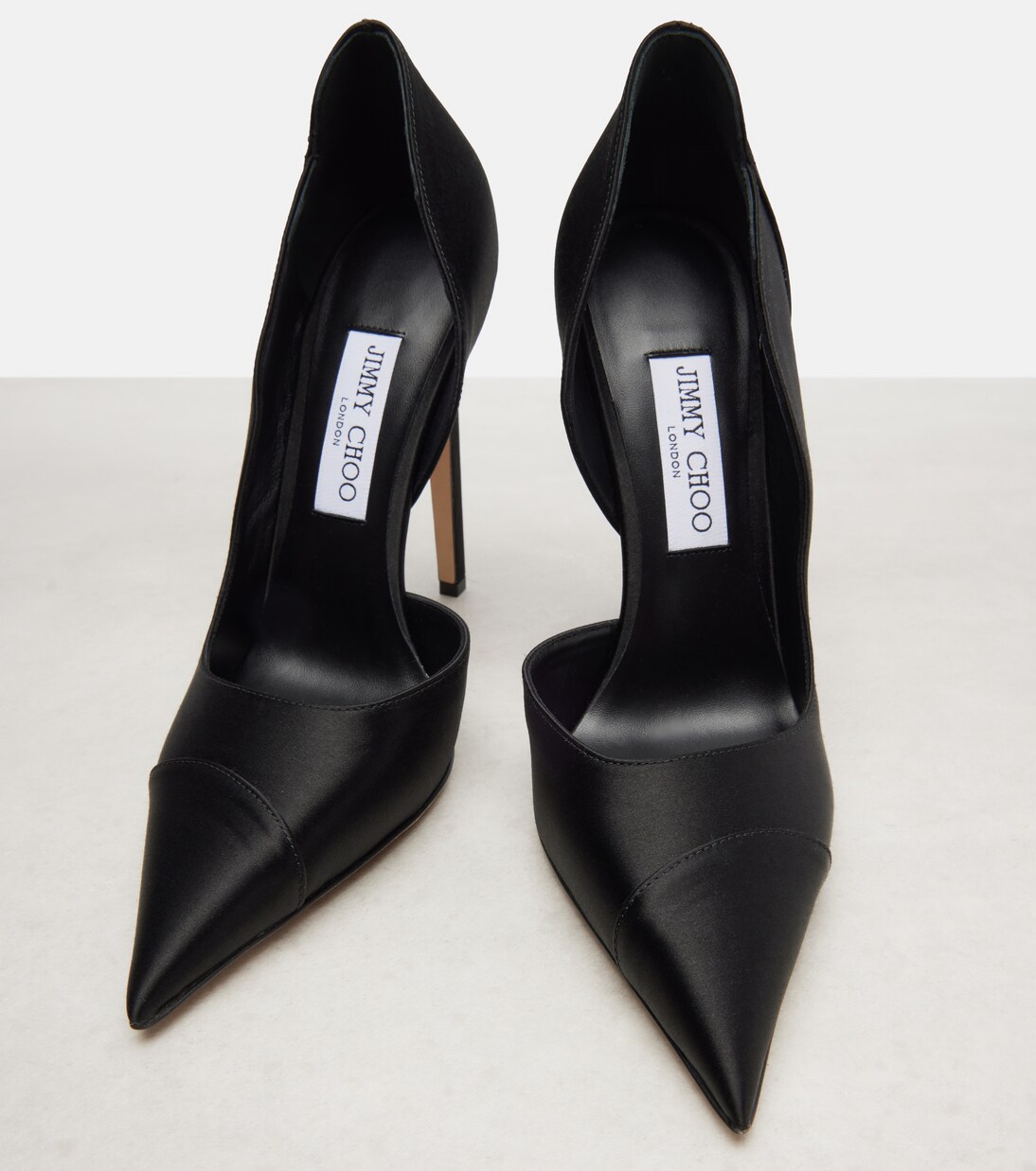 Brigitte 120 satin pumps | Jimmy Choo
