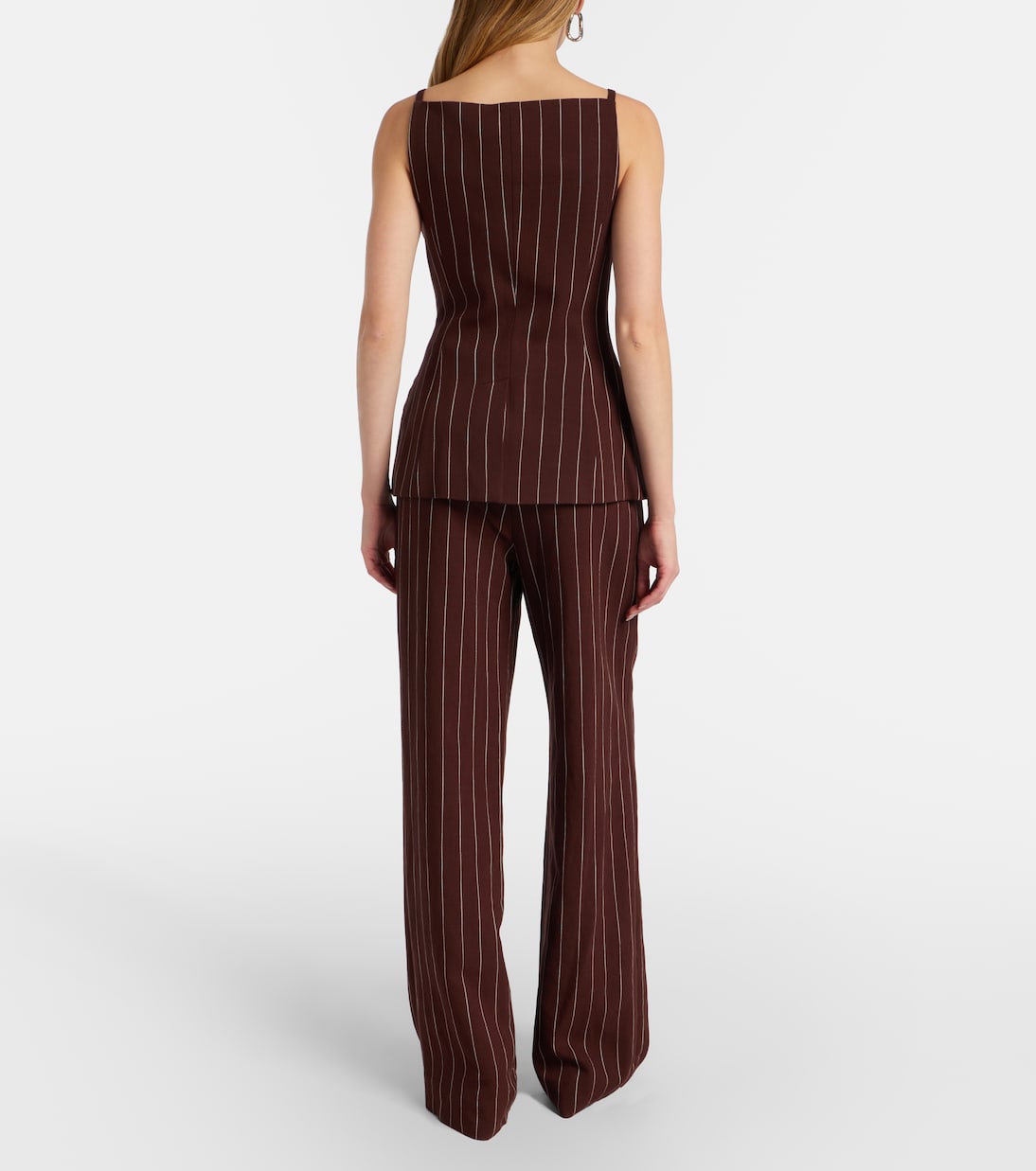 Pantalon ample Tavar rayé | Simkhai