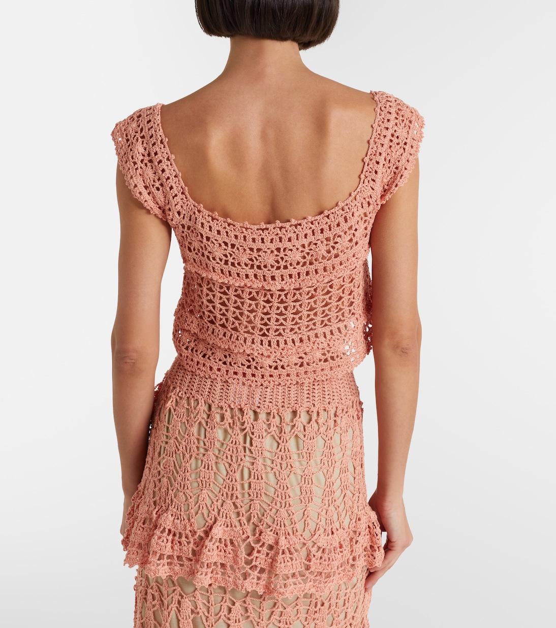 Top court Deauville en crochet de coton | Anna Kosturova