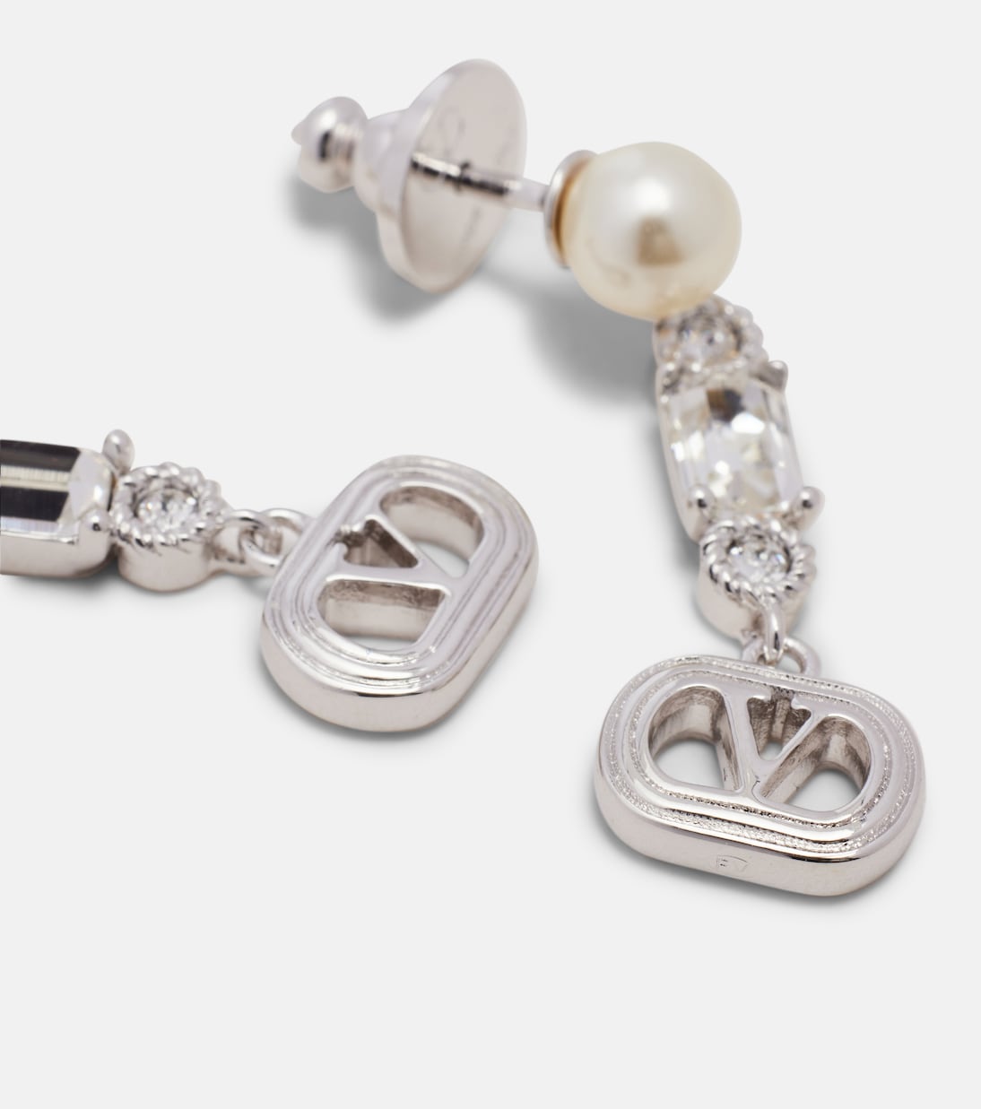 Pendientes con VLogo y cristales Swarovski® | Valentino