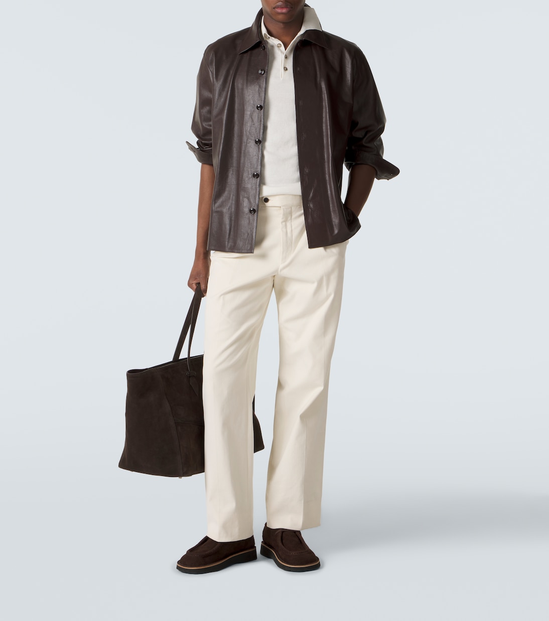 Polo en coton, soie et cachemire | Allude