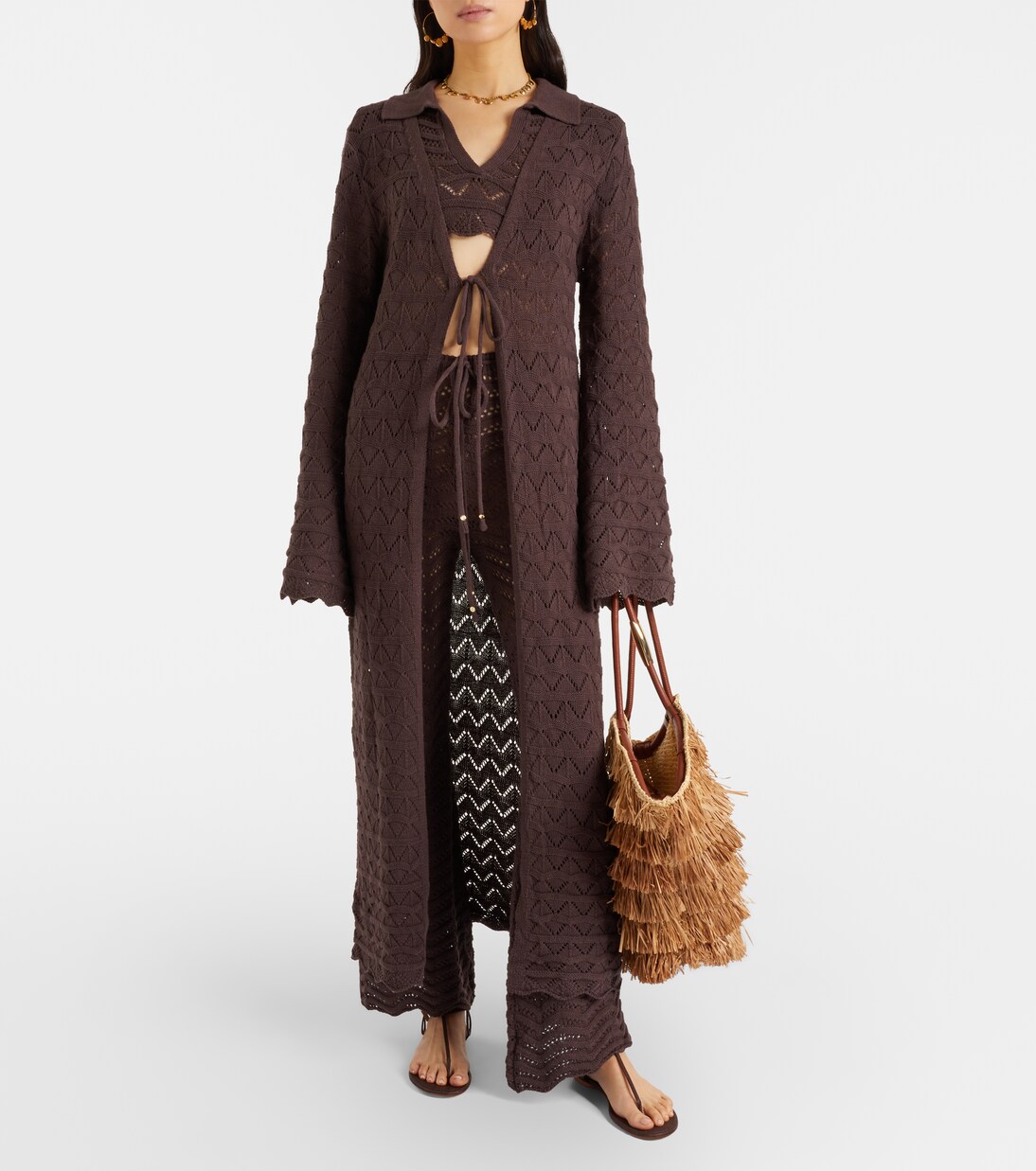 قطعة مكملة للشاطئ من القطن المخلوط Boha | Bananhot