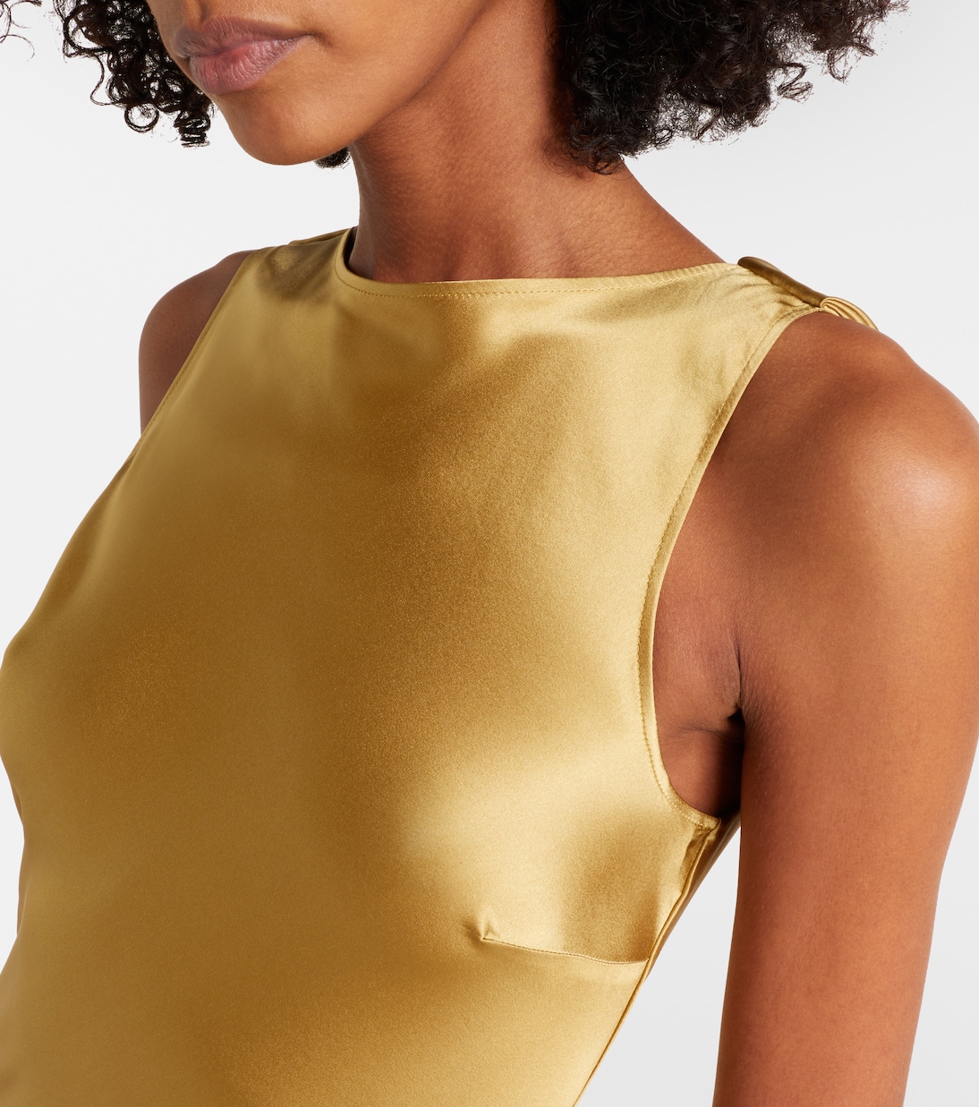 Open-back satin gown | Nina Ricci