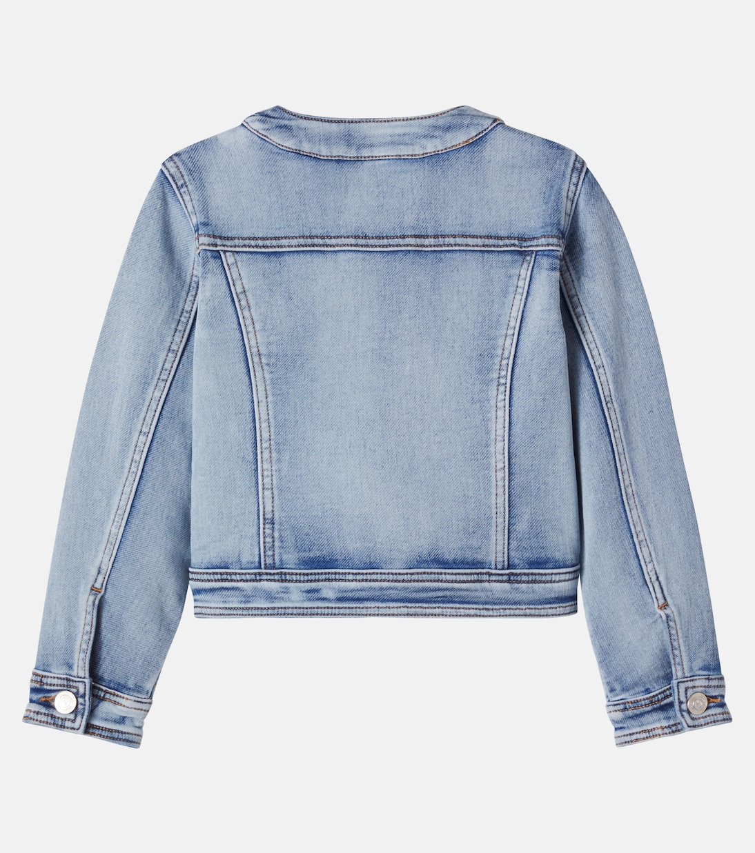 Bestickte Jeansjacke | Monnalisa