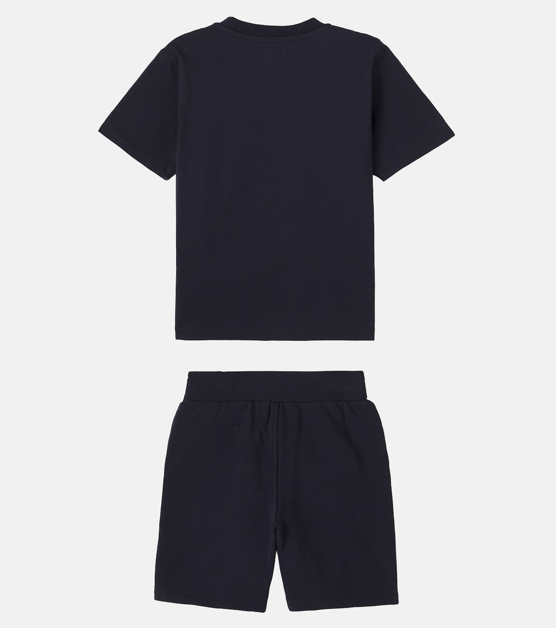 Logo cotton jersey T-shirt and shorts set | C.P. Company Kids