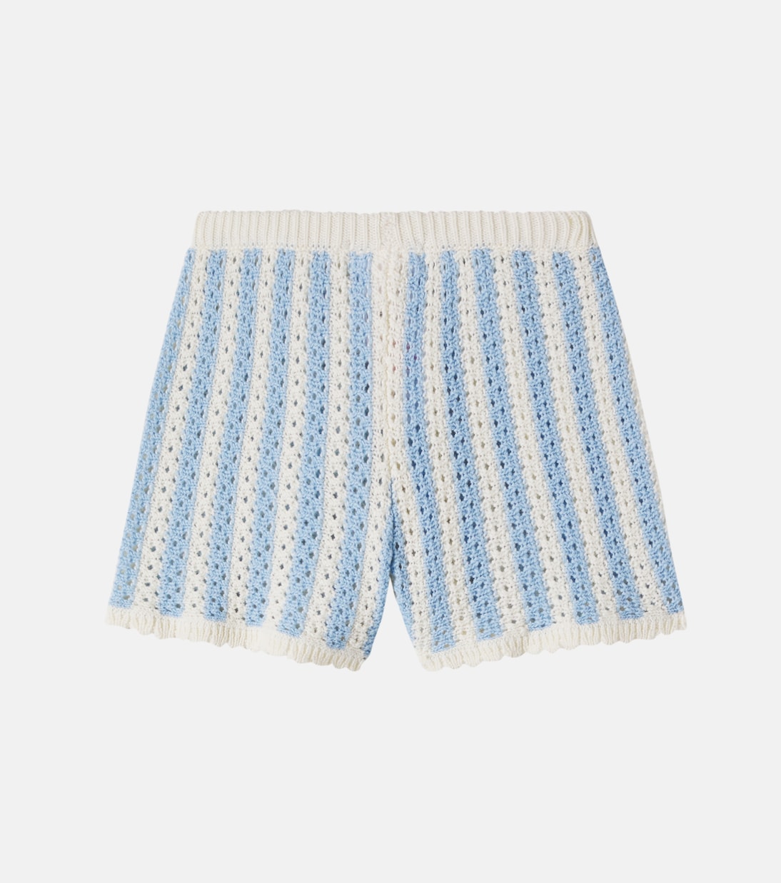 Mekylane crochet striped cotton shorts | Louise Misha