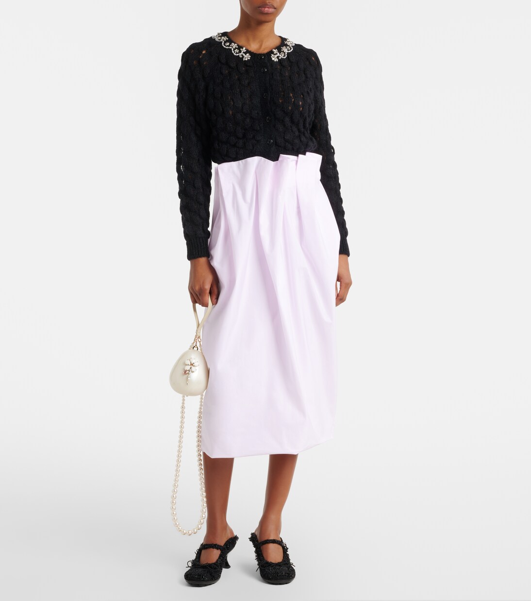 Hare Pearl Egg embellished clutch | Simone Rocha
