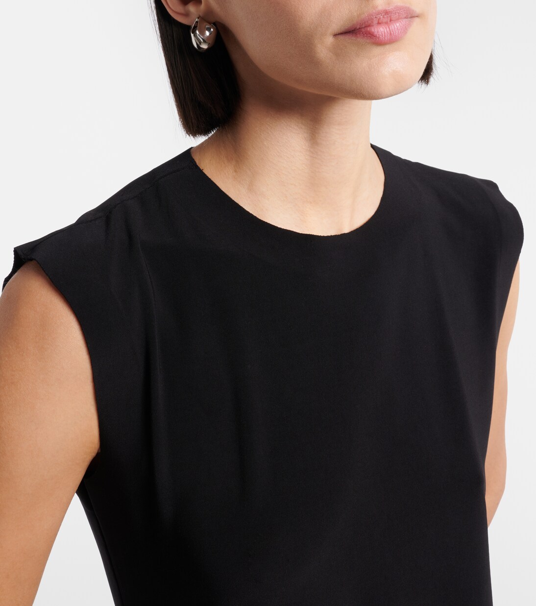 Vestido corto de jersey | Norma Kamali