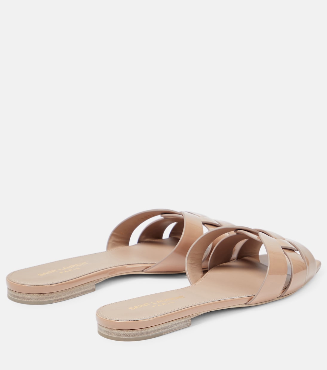 Mules Tribute en cuir verni | Saint Laurent