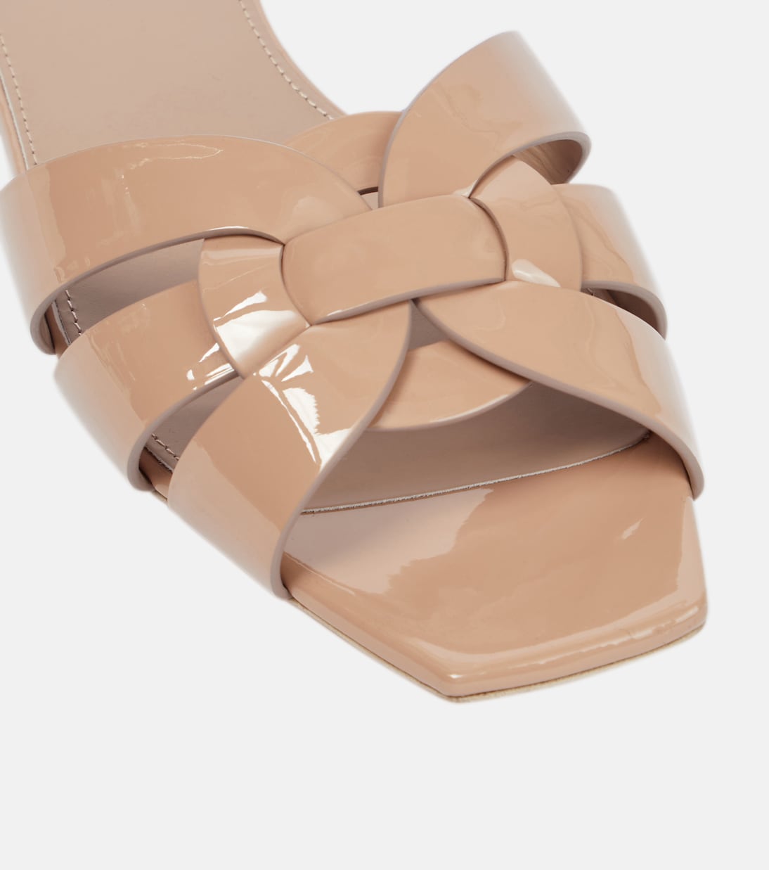 Tribute Nu Pieds 05 leather sandals in beige - Saint Laurent