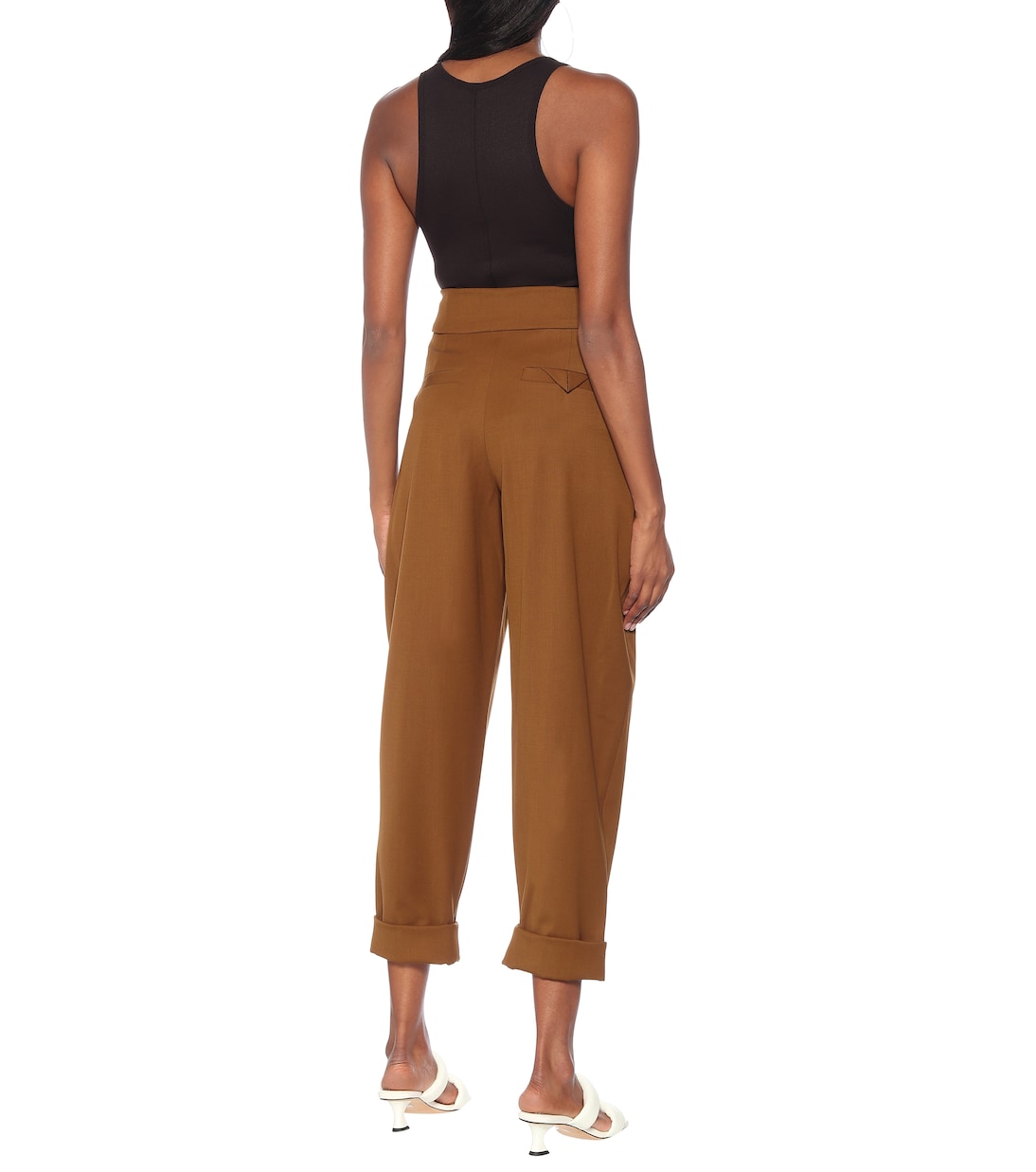 Pantaloni a vita alta in lana | Proenza Schouler